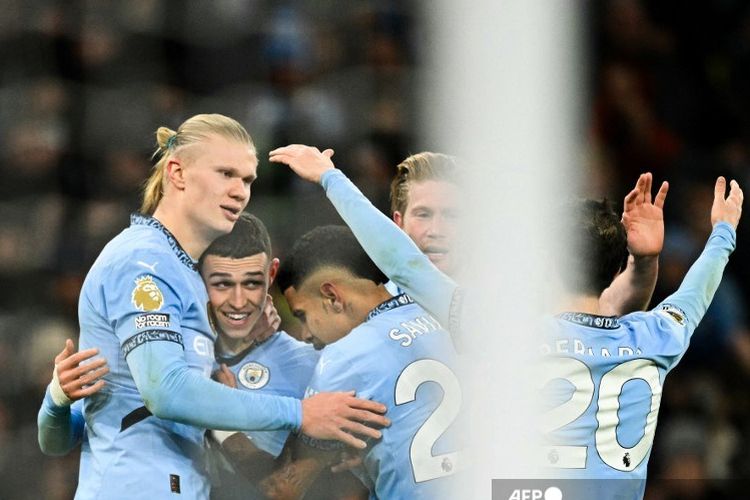 Hasil Man City Vs West Ham 4-1, Haaland Bawa City Berpesta