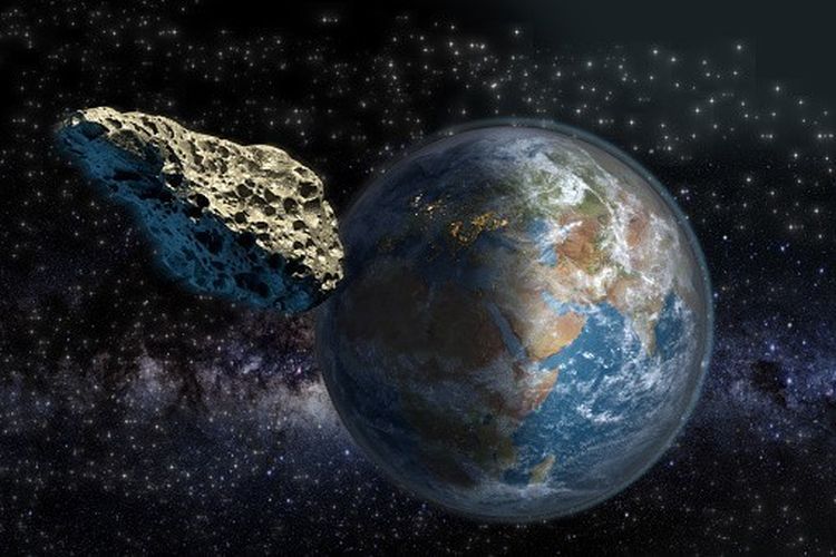 Asteroid Seukuran Bus Melintasi Bumi dan Disusul Asteroid Lainnya, Berbahayakah?